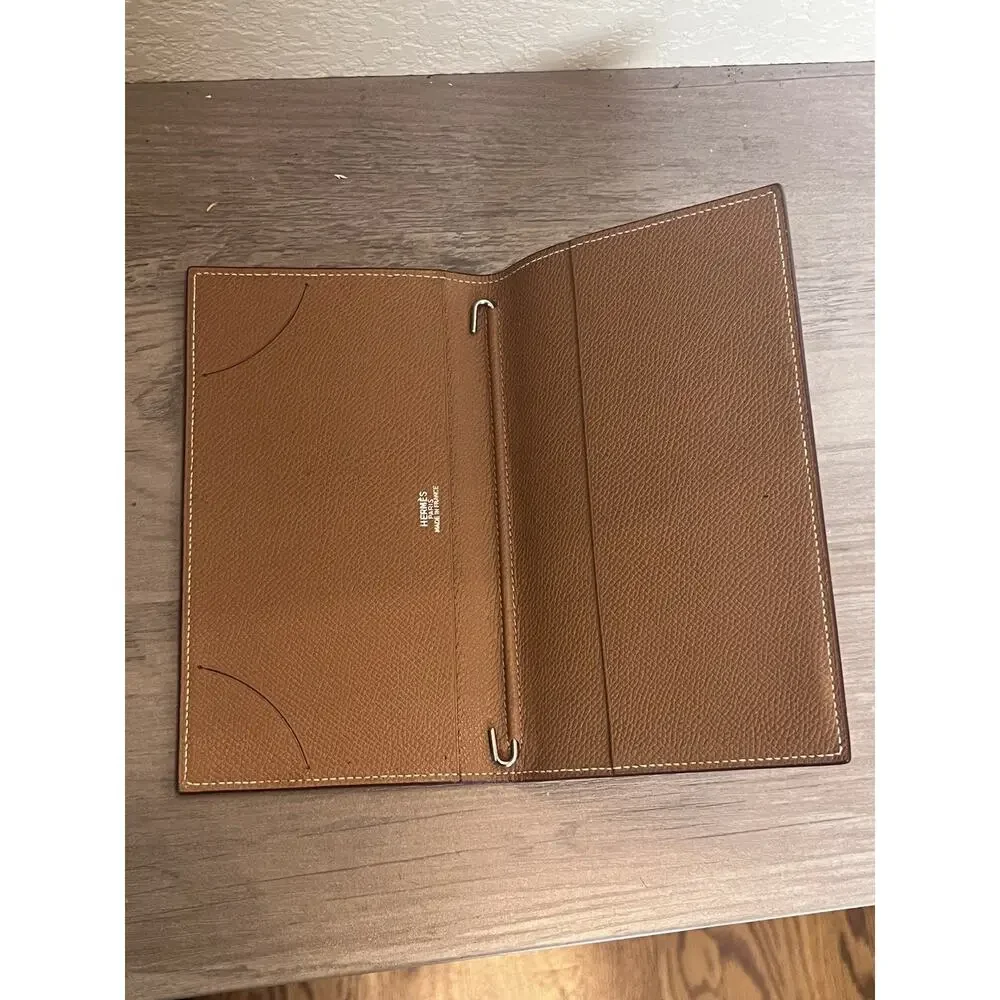 Hermès Leather Notebook Cover – Camel Color – Very Good Condition